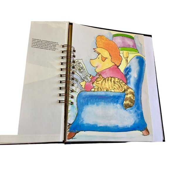 Blank Art Junk Journal Spiral Bound Vintage Mixed Page u Smash Book Canyons and - Picture 11 of 11